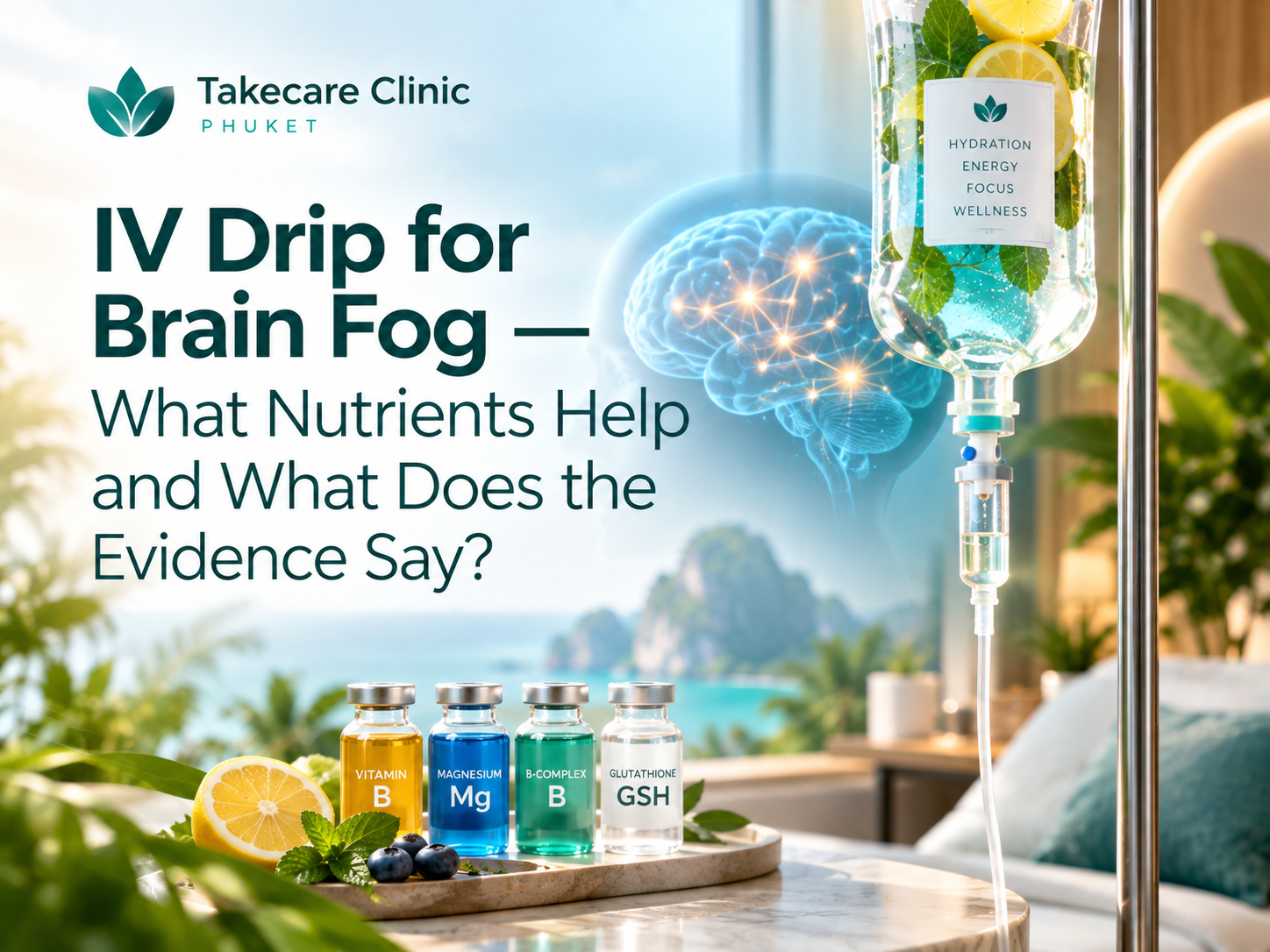 IV Drip for Brain Fog — What Nutrients Help and What Does the Evidence Say? 23 brain fog iv drip nutrients featured