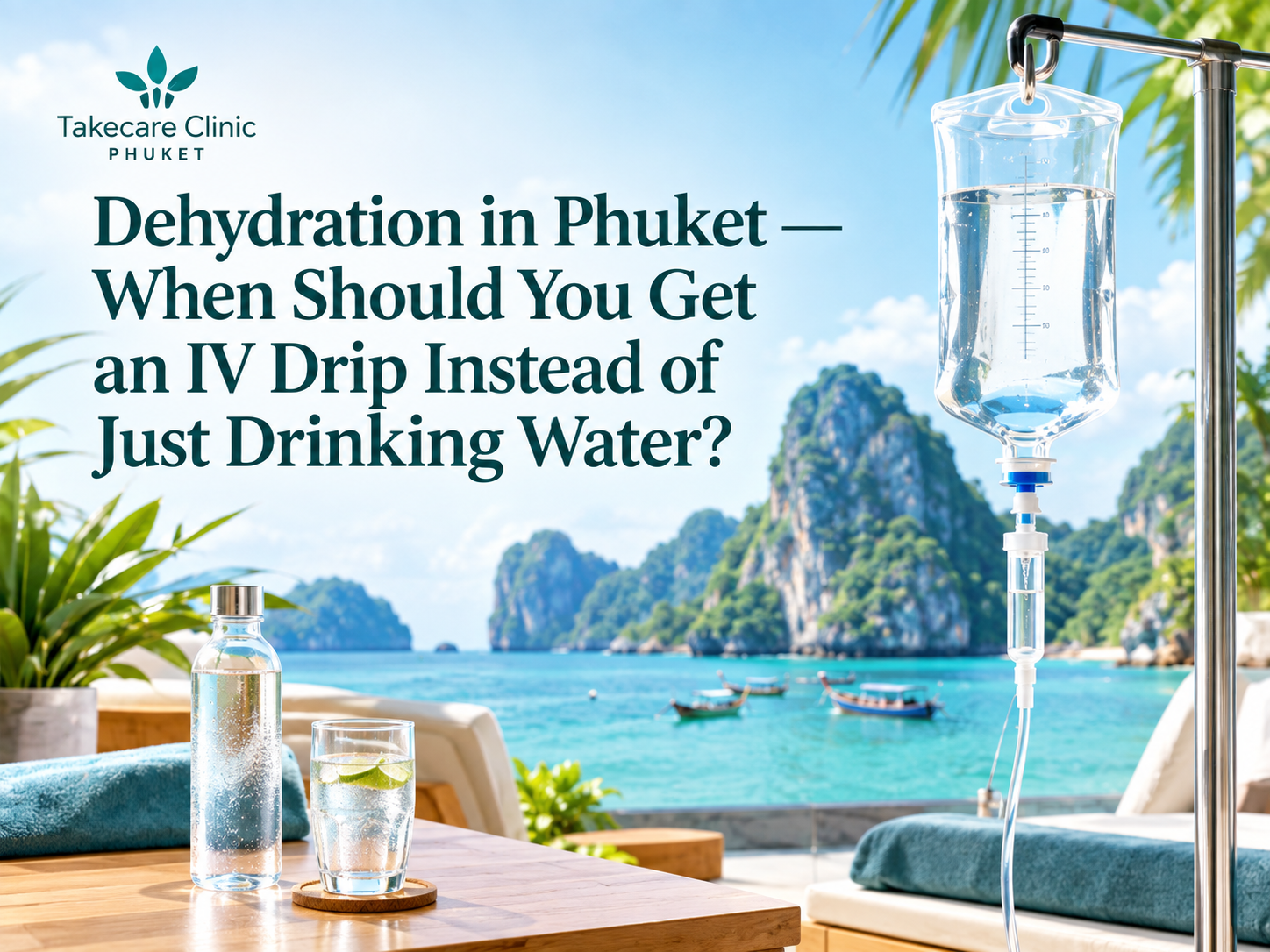 Dehydration in Phuket — When Should You Get an IV Drip Instead of Just Drinking Water? 6 dehydration phuket iv drip featured