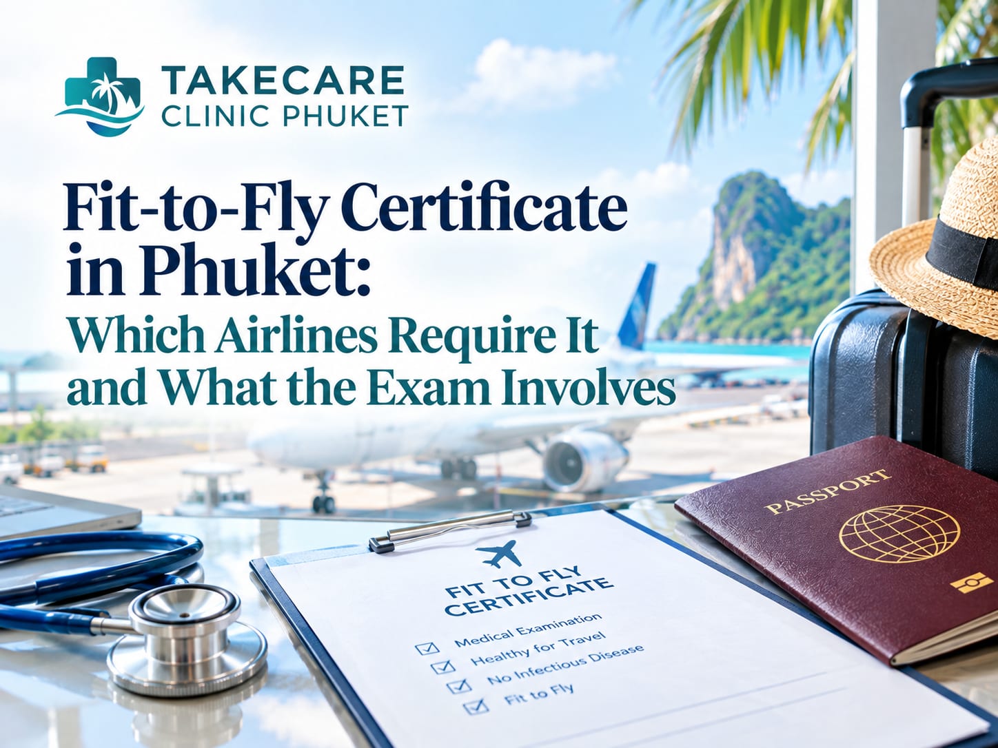 Fit-to-Fly Certificate in Phuket: Which Airlines Require It and What the Exam Involves 2 fit to fly certificate phuket featured