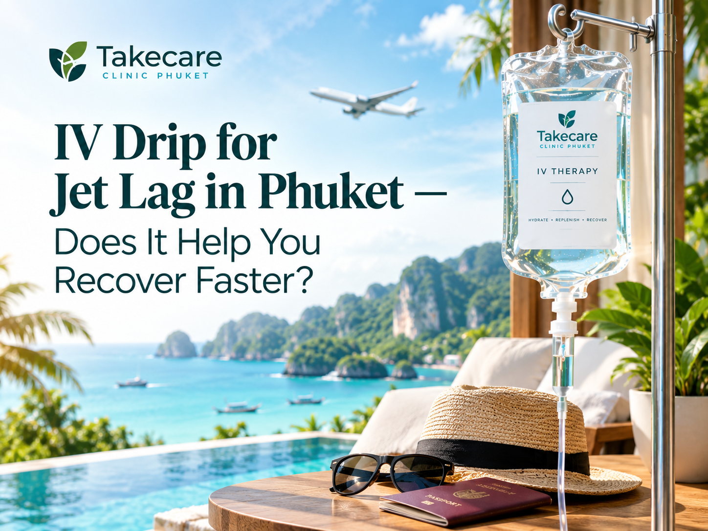 IV Drip for Jet Lag in Phuket — Does It Help You Recover Faster? 4 iv drip jet lag phuket featured