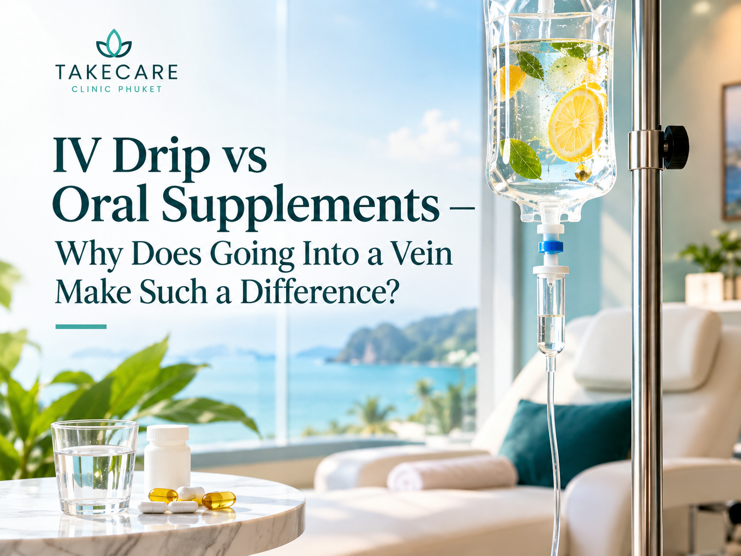 IV Drip vs Oral Supplements — Why Does Going Into a Vein Make Such a Difference?
