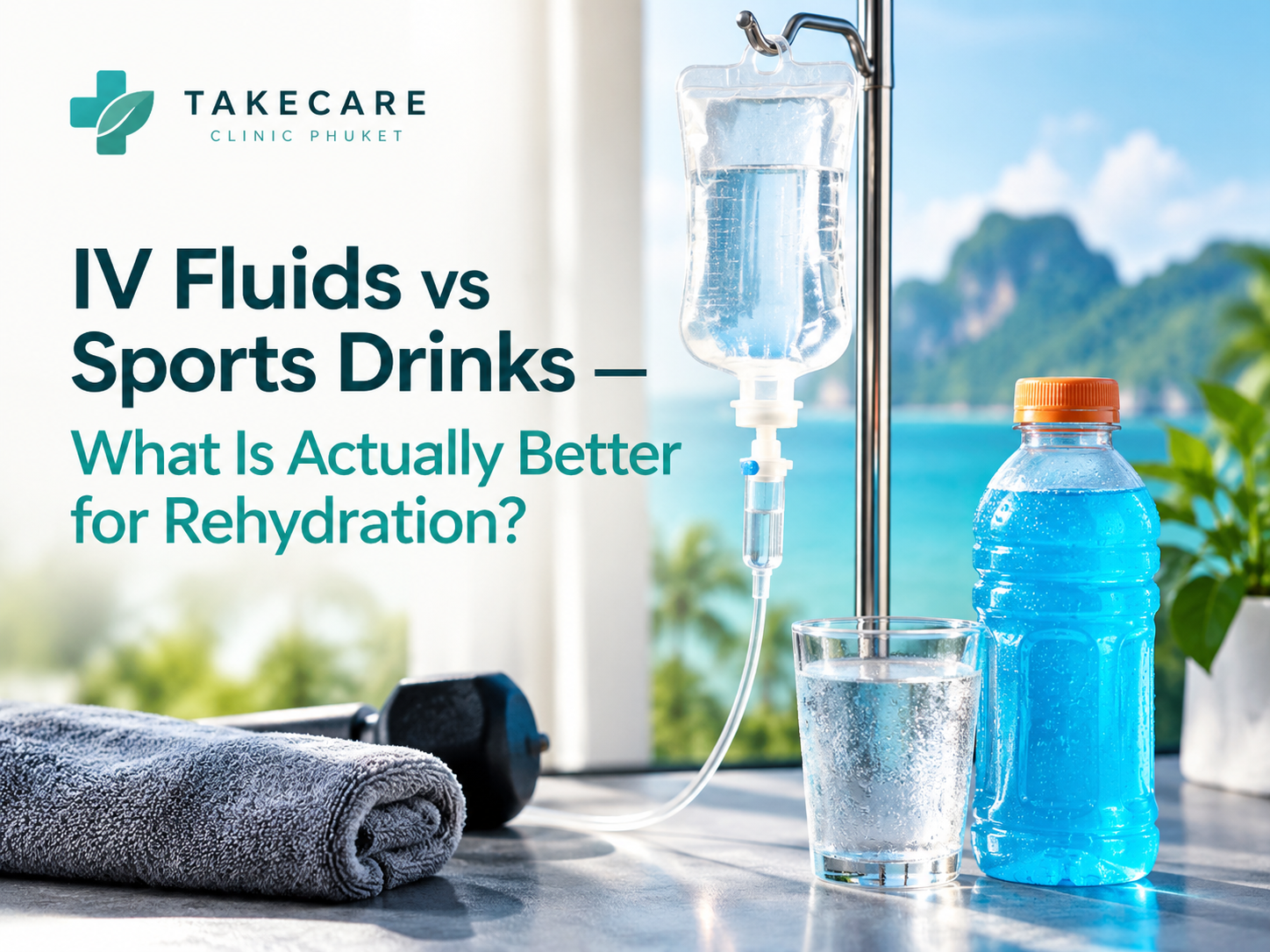 IV Fluids vs Sports Drinks — What Is Actually Better for Rehydration? 1 iv fluids vs sports drinks rehydration featured