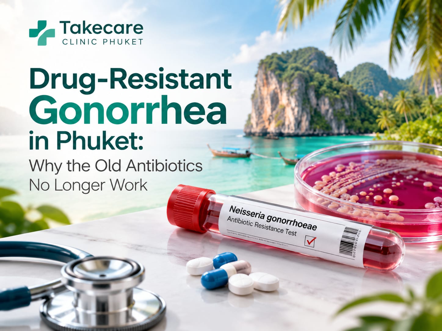 Drug-Resistant Gonorrhea in Phuket: Why the Old Antibiotics No Longer Work 2 drug resistant gonorrhea phuket featured