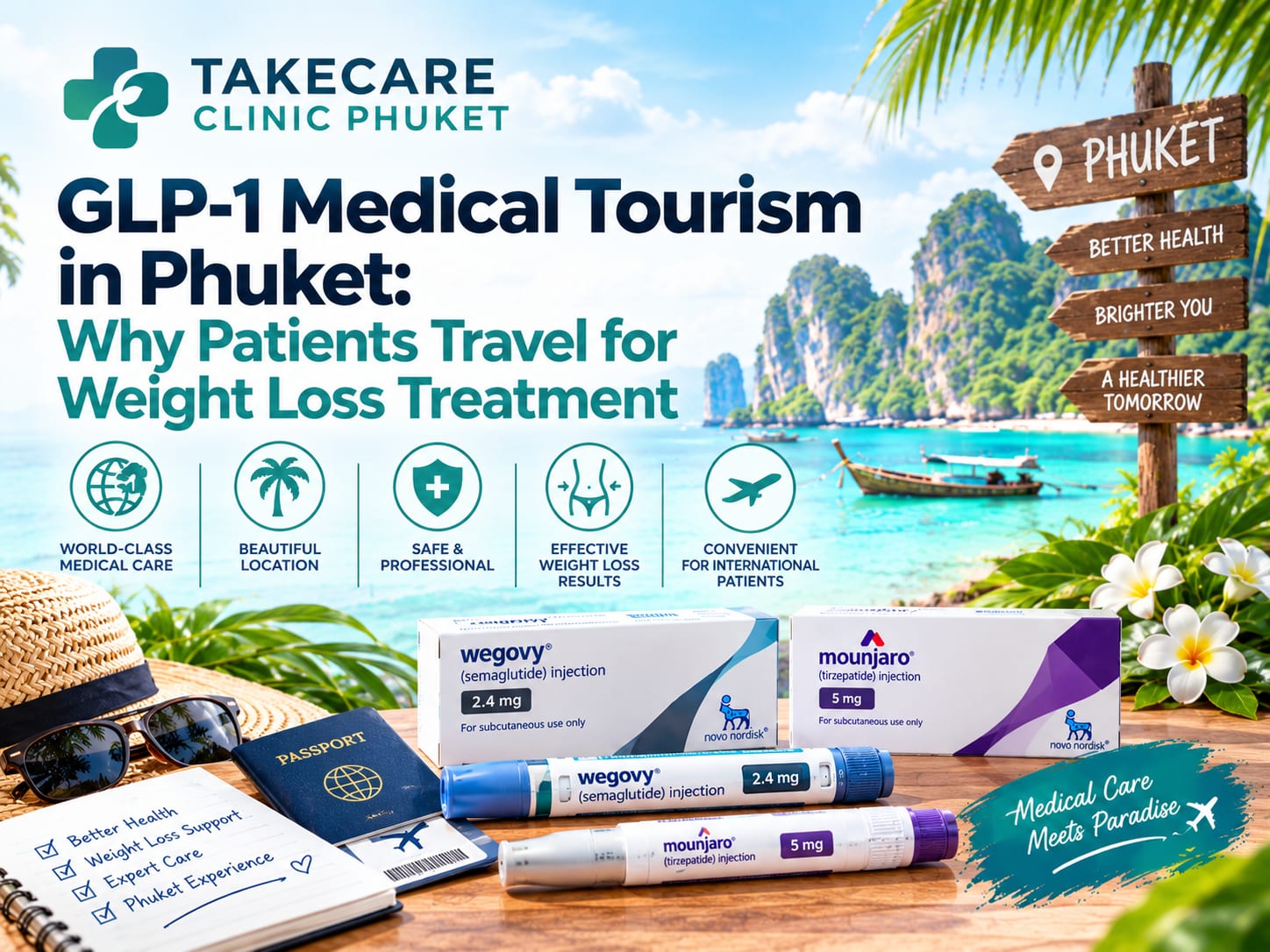 GLP-1 Medical Tourism in Phuket: Why Patients Travel for Weight Loss Treatment 2 glp 1 medical tourism phuket featured