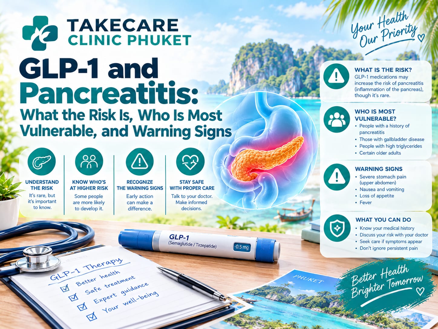 GLP-1 and Pancreatitis: What the Risk Is, Who Is Most Vulnerable, and Warning Signs 2 glp 1 pancreatitis risk featured