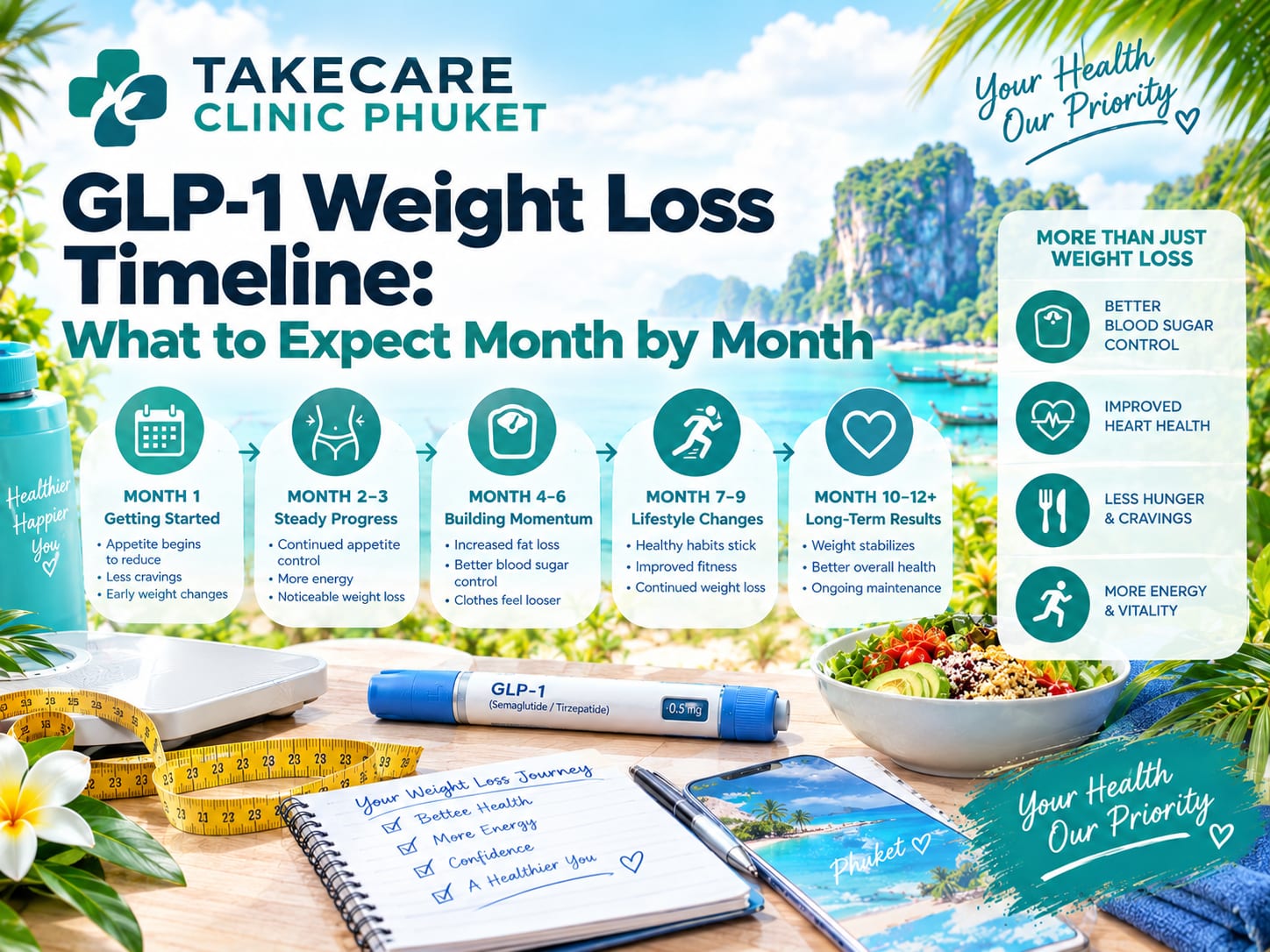 GLP-1 Weight Loss Timeline: What to Expect Month by Month 2 glp 1 weight loss timeline featured