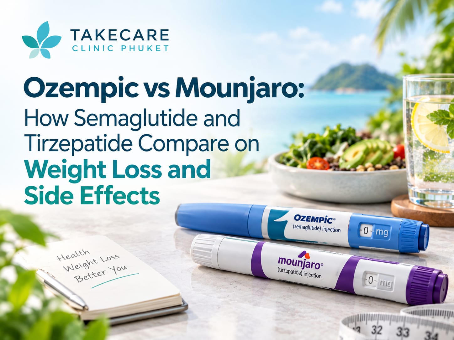Ozempic vs Mounjaro: How Semaglutide and Tirzepatide Compare on Weight Loss and Side Effects 2 ozempic vs mounjaro featured